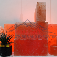 Vente en gros de briques de sel de l'Himalaya pour les sols, les salles de spa, les murs et les centres de bien-être