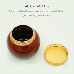 Urna Decorativa Metálica Pequeña de Calidad Increíble para Cenizas Humanas o de Mascotas, Recuerdos de Cremación, Urnas Pequeñas para Cenizas, Suministros Indios al por Mayor - Product Image 3