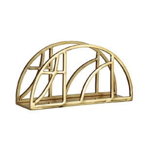 Elegant rustic handcrafted wire tissue holder for dining table bathroom and living room with <b>strong</b> durable metal design - Product Image 2