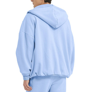 เสื้อฮู้ดกันหนาวขนแกะคอตตอน100% มีฮู้ดโอเวอร์ไซส์พิมพ์ลายแบบกำหนดเอง - Product Image 6