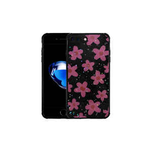 Étui en silicone à motif floral scintillant de luxe pour iPhone 8 Plus, coque de protection de l'appareil photo brillante, 11pro 14 Plus 13 Pro Max XSmax - Product Image 1