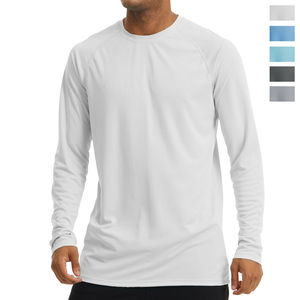 UPF50 + UV doux séchage rapide Performance chemises de pêche vêtements Logo personnalisé motif bambou fibre pêche à capuche - Product Image 1