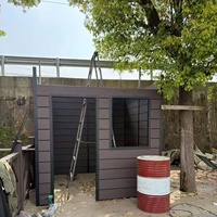 Kit de maison mobile en WPC personnalisable Easygreen Design, avec structure en aluminium, abri de jardin écologique NZ, entrepôt extérieur, rangement d'outils