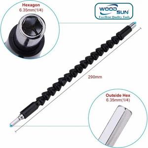 การขยายดอกสว่าน360แบบยืดหยุ่นไขควงหัวเจาะแบบบิดงอได้สำหรับพื้นที่แคบดอกสว่านด้ามยืดหยุ่นง่าย - Product Image 4