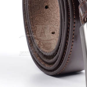 เข็มขัดหนังวัวแท้แบบสบายๆ น้ำหนักเบา ทนทาน คุณภาพสูง ปรับแต่งได้ พร้อมหัวเข็มขัดเหล็ก - Product Image 3