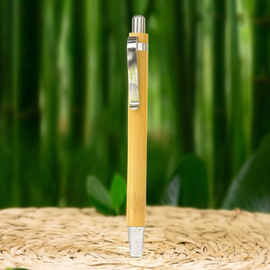 Penna Promozionale Personalizzata in Bambù Chicago, Gadget Personalizzati - Product Image 3