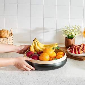 Juego de cuencos de bambú brillante Negro, utensilios de cocina desechables ecológicos, cuencos de bambú no químicos y sostenibles, nuevo artículo - Product Image 2