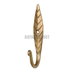 Artesanía estilo Vintage aluminio resistente planta patrón montado en la pared corvejones negro recubierto cocina baño armario ropa - Product Image 5