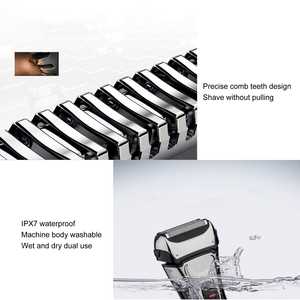 Afeitadora Eléctrica Profesional para Hombre, Doble Cuchilla, Carga USB, Recortadora Ultrafina, IPX7, Recortadora de Barba Portátil para el Cuerpo - Product Image 5