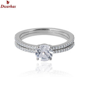 Anillo de Bodas de circón de Plata de Ley 925 único, joyería fina de moda para mujer, regalo de joyería de fiesta y Aniversario - Product Image 6