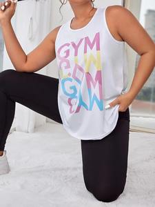 Venta al por mayor Gran oferta sublimación camiseta sin mangas en blanco ropa de mujer bolso informal impresión personalizada verano algodón OEM camiseta personalizada - Product Image 5