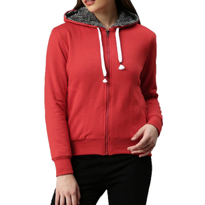Sudadera de lana de invierno personalizada para mujer, Sudadera con capucha de Sherpa gruesa con cremallera completa, transpirable, impermeable, de talla grande, OEM, 2026 - Product Image 1