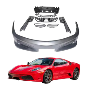 อะไหล่รถยนต์ F430 ชิ้นส่วนกันชนทำจาก FRP และคาร์บอนไฟเบอร์ เหมาะสำหรับ Ferrari F430 Facelift SC Track Version Body Kit - Product Image 1