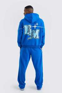 Coton personnalisé-Graphique lourd vieilli Patch coupe et coudre-Streetwear vintage lavé à l'acide Sun-Fade Hoodie - Product Image 3