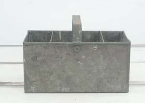 Estante de almacenamiento de tres compartimentos para cocina antiguo galvanizado grande de calidad Superior Ideal para organización de hoteles y restaurantes - Product Image 3