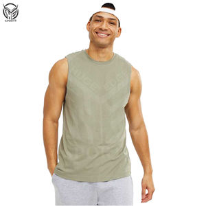 Débardeur pour homme, différents designs, polyester/coton, haute qualité, logo personnalisé, respirant, séchage rapide, style sportif, marque personnalisée - Product Image 6