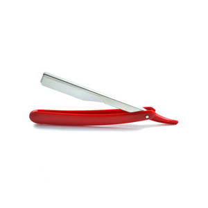 Navaja de Afeitar Recta con Mango de Plástico Duradero, Navaja de Afeitar Clásica para Salón y Uso Doméstico, Mango de Plástico, Afeitado Suave - Product Image 1