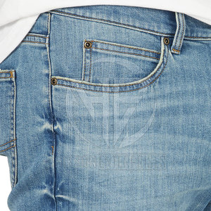 Shorts en jean pour hommes sur mesure fabriqués en usine, shorts en jean personnalisés, shorts décontractés en coton, vente en gros, fabricant - Product Image 6