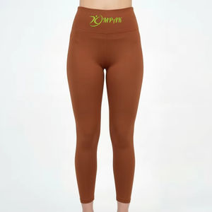 Leggings Deportivos de Cintura Alta para Mujer, Diseño de Corteza de Canela, Personalizados OEM, Pantalones de Yoga de Compresión, Ropa Deportiva - Product Image 1
