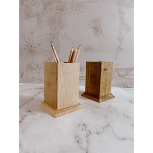 Home Desk <b>Storage</b> Holder Elegance Table Decorative Wooden <b>Tabletop</b> Vase Desktop Organizer Creative Modern Design Adjustable Back - Product Image 3