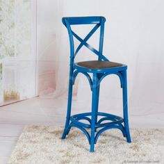 Juego de muebles de barra alta de madera con patrón antiguo moderno-Mesa de estar apilable para jardín Silla de comedor Asiento de hierro Uso en la cocina del hogar - Product Image 2