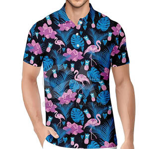 Camisetas de polo de sublimación transpirables Camisetas de polo de sublimación al aire libre Precio al por mayor Camisetas de polo de sublimación - Product Image 6