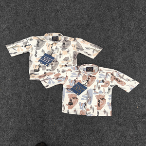 लड़कों के लिए Camo बटन पोलो टी-शर्ट पहने लड़कों के लिए गर्मियों में कैमियो बटन - Product Image 2