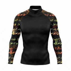 <b>Men's</b> Long Sleeve Quick Dry Surf <b>T</b> <b>Shirt</b> UV Protection Rashguard Swim Rash Guard Plus Size Male Swimsuit <b>for</b> Diving <b>Swimming</b> - Product Image 3