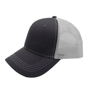 Venta caliente precio directo de fábrica 5 Panel adulto visera bordado cuero genuino en relieve parche Australia correa de plástico sombrero de camionero - Product Image 4