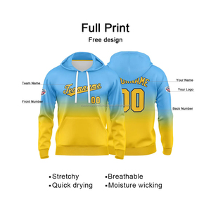 Ventes en gros de sweats à capuche pour hommes avec logo personnalisé brodé, sweats à capuche en coton français de haute qualité - Product Image 2