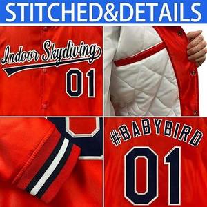 Personnalisable Premium Quality Slim Fit Wool Varsity Jacket Confortable Bomber Baseball Style Sheep Skin Front Logo pour l'hiver - Product Image 5