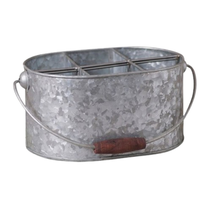 Soporte para utensilios de Metal, soporte para Caddy galvanizado de nueva apariencia, soporte para cubiertos de Metal para utensilios de cocina - Product Image 5