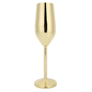 Flûtes à champagne élégantes en acier inoxydable ChinElegant, avec long pied, pour les fêtes et les bars - Product Image 1