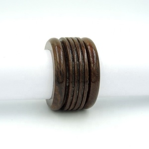 Handmade Elegant Ribbed Brass Napkin Ring Holder Eco-Friendly Antique Brass All-Season Metal <b>Table</b> Decor Dining Party Weddings - Product Image 6