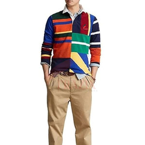 เสื้อโปโลรักบี้ผู้ชายขนาดใหญ่พิเศษดีไซน์มาใหม่เสื้อโปโลรักบี้แห้งเร็ว - Product Image 4