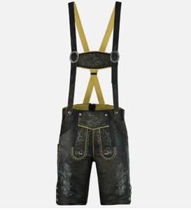 Wholesale Bulk Quantity <b>Men</b> <b>Short</b> Length Bavarian Wholesale Bulk Quantity <b>Men</b> <b>Short</b> Length Bavarian Lederhosen <b>Shorts</b> - Product Image 2