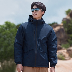 Veste d'hiver en duvet, fermeture éclair intégrale, capuche, veste de sport, imperméable, coupe-vent, veste matelassée - Product Image 4
