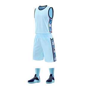 100% Polyester Survêtements Pratique Uniformes Pleine Marque Club Conception Personnalisée Basketball Maillots - Product Image 1
