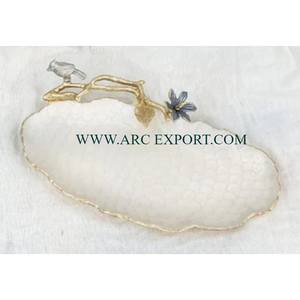 Nueva textura, decoración única, artículos elegantes, para servir comida cuenco, mesa de Metal Funky, vajilla para el hogar, plato para comida y aperitivos - Product Image 6