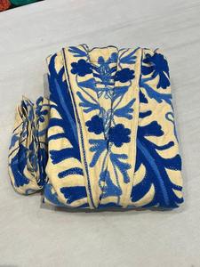 Bleu broderie Suzani coton Kimono veste/indien coton Suzani manteau/prix de gros Robe luxe - Product Image 2