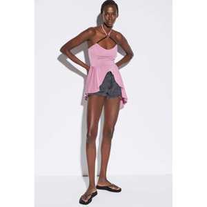 Chemise à col halter - Product Image 1