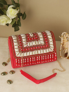 Sacs à main portefeuille à broderie perlée pour femmes sacs à main artisanat de luxe sac de soirée artisanat de luxe à bas prix pour femmes - Product Image 2
