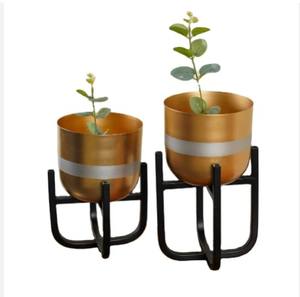 Maceta de hierro de mesa para decoración de jardín y hogar de nuevo diseño barata y la mejor maceta de hierro - Product Image 4