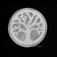 Disque de Recharge en Sélénite Metatron, Pierre Précieuse Gravée en Agate, Écologique, Art de Guérison Feng Shui, Objet de Collection
