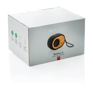 Accessoires d'instruments de musique personnalisés en bambou écologique X Speaker - Product Image 5