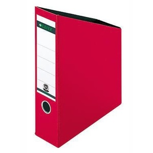 Leitz - Bandeja Archivadora de Cartón Reciclado, 8 x 32 x 24.5 cm, DIN A4, Roja, Resistente - Product Image 1