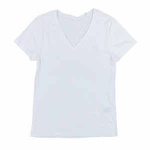Camiseta con cuello en V de media manga para mujer, ropa informal 100% de algodón/poliéster, camisa bordada con logotipo de impresión personalizada, alta calidad, nueva - Product Image 5