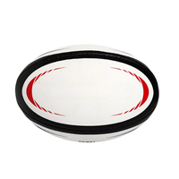 Ballon de rugby gonflable personnalisé avec logo, couleur, taille officielle, en caoutchouc de haute qualité, durable, écologique, pour usage extérieur, personnalisable