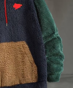 เสื้อสเวตเชิ้ตโอเวอร์ไซส์แบบย้อมสีเอซิด, เสื้อฮู้ดดี้สไตล์วินเทจสำหรับคู่รัก, ผู้ชาย, เสื้อฮู้ดดี้ขนเชอร์ปาสำหรับผู้หญิง - Product Image 3