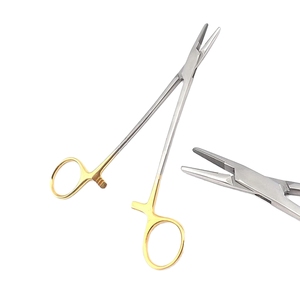 ที่จับเข็มผ่าตัดแบบใช้มือ รุ่นพรีเมียม ผลิตจากไม้คริล พร้อมเครื่องมือผ่าตัดที่มีความแม่นยำสูง สำหรับเย็บแผล ทำจากสแตนเลส ได้รับการรับรองมาตรฐาน CE และ ISO - Product Image 1